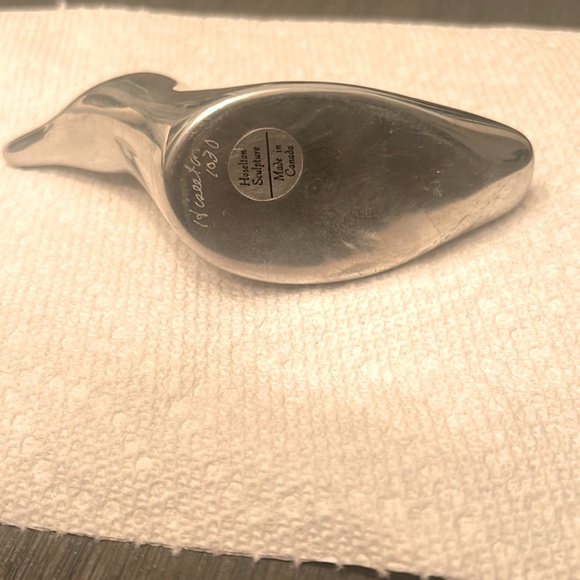 Haselton Canada bird Aluminum Sculpture # 1030 - Picture 3 of 3